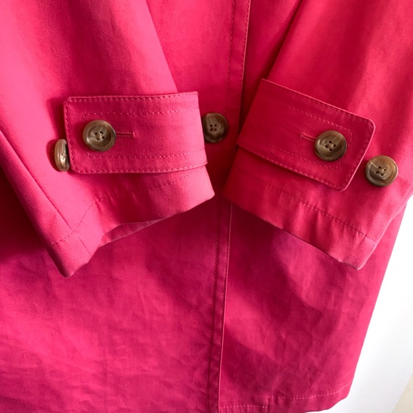 J. Crew Pink Trench Coat - Picture 4 of 14